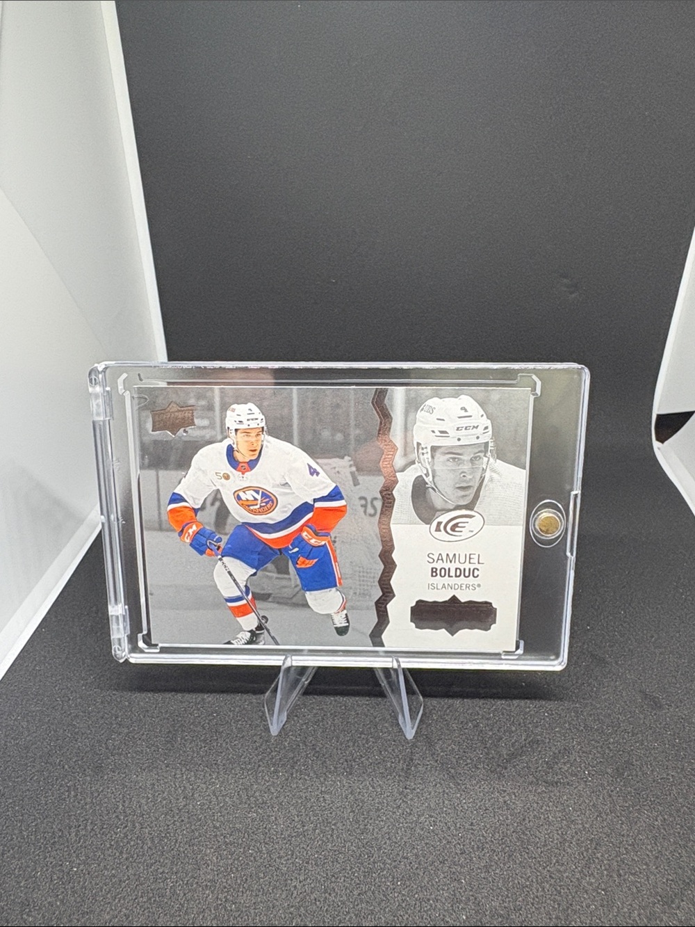 Upper Deck Samuel Bolduc Rookie Hockey Trading Card - Islanders